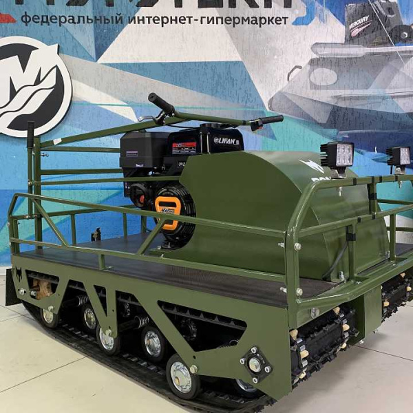 Мотобуксировщик Pomor (Помор) X2 K20 1550 с реверс - редуктором чёрный