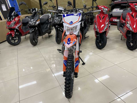 Питбайк Apollo (Аполло) RFZ Start 125 L с фарой 17/14 красный - купить с доставкой, по выгодной цене в интернет-магазине Мототека