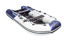 Лодка ПВХ Ривьера Компакт 3600 СК светло-серый/графит