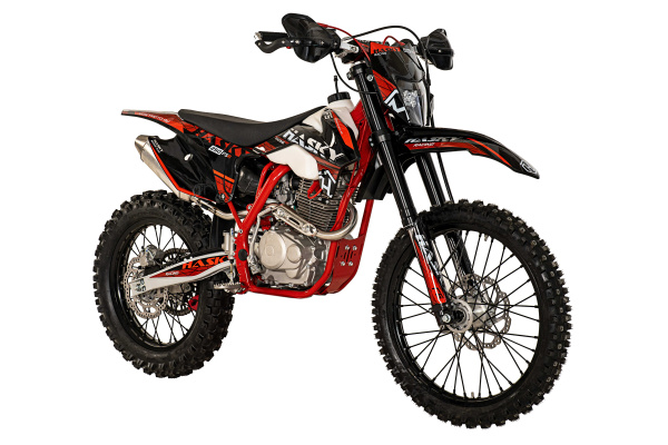 Мотоцикл кроссовый / эндуро Hasky (Хаски) F5 172FMM Racing красный/чёрный | Мототека