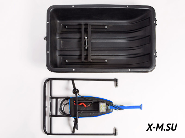Модуль толкач X - MOTORS для мотобуксировщиков OPTI MAX (Опти Макс), SNOW DOG (Сноу Дог) (синий) | Мототека