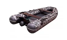 Лодка ПВХ SibRiver (Сибривер) Allaska (Аляска) - 390 Drive КМФ (серый)