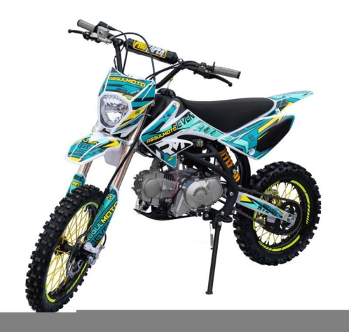 Питбайк Regulmoto (Регулмото) SEVEN 49cc (125) cиний/желтый фото 11 Питбайк Regulmoto (Регулмото) SEVEN 49cc (125) cиний/желтый фото 11