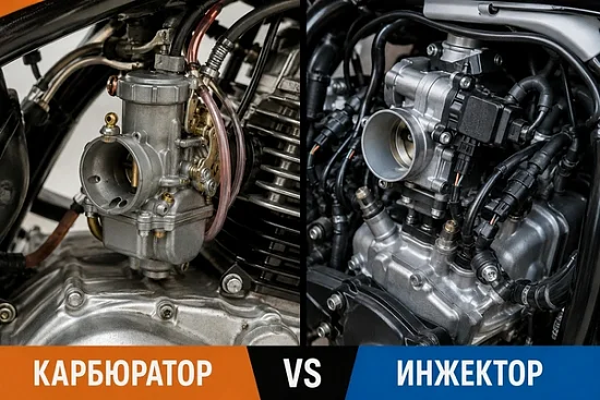 Карбюратор vs инжектор на мототехнике: что надёжнее и дешевле в обслуживании?