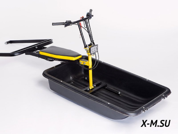 Модуль толкач X - MOTORS для мотобуксировщиков OPTI MAX (Опти Макс), SNOW DOG (Сноу Дог) (черный)