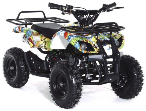 Квадроцикл детский Motax (Мотакс) ATV Mini Grizlik X - 16 [эл. ст.] бомбер (машинокомплект) фото 4