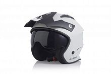 Шлем мото открытый Acerbis (Асербис) JET ARIA Silver/Black XS