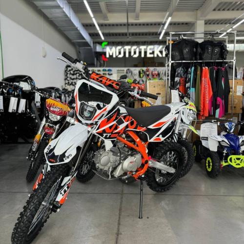Питбайк KAYO (Кайо) BASIC K125EM 17/14 KRZ (механ. сцепл., эл. стартер 2024 г.) Питбайк KAYO (Кайо) BASIC K125EM 17/14 KRZ (механ. сцепл., эл. стартер 2024 г.)