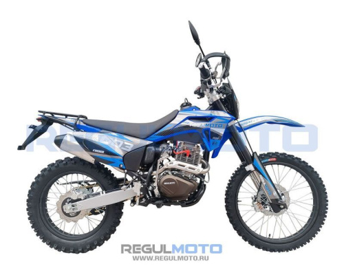 Мотоцикл кроссовый / эндуро Regulmoto (Регулмото) Sport - 003 PR 300 5 скоростей синий с ПТС фото 3