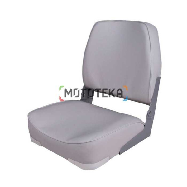 Сиденье Newstarmarine (Ньюстармарин) мягкое складное Economy Low Back Seat, серое