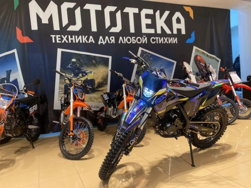 Мотоцикл кроссовый / эндуро OXO (Оксо) Lite 250 X (CS250LT2) синий фото 9