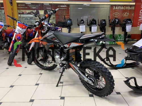 Питбайк Regulmoto (Регулмото) SEVEN PRO 49cc (150) 17/14 чёрный/оранжевый фото 13