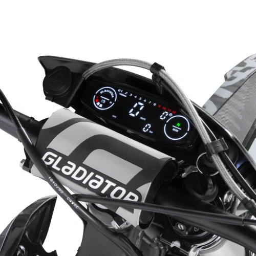 Мотоцикл кроссовый / эндуро GLADIATOR (Гладиатор) K5 CB250 /серый фото 9