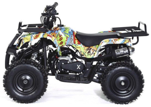 Квадроцикл детский Motax (Мотакс) ATV Mini Grizlik X - 16 [эл. ст.] бомбер (машинокомплект) фото 2