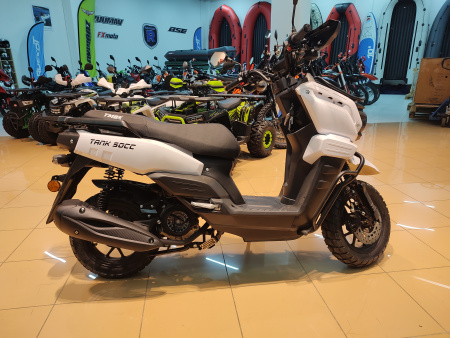 Скутер TMBK TANK 50 (150) White - купить с доставкой, по выгодной цене в интернет-магазине Мототека