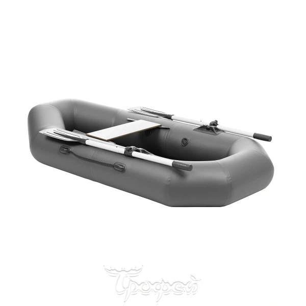 Лодка ПВХ Тонар Бриз 190 (с веслами) серый | Мототека