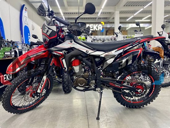 Мини-обзор на мотоцикл кроссовый / эндуро Regulmoto (Регулмото) CR - Z 300 красный/чёрный с ПТС