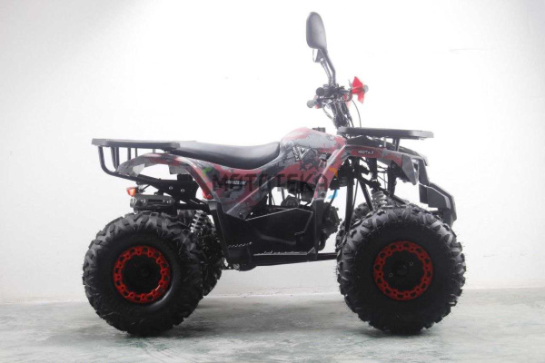 Квадроцикл детский MOTAX (Мотакс) ATV Grizlik Premium 125 красный камуфляж (машинокомплект) | Мототека