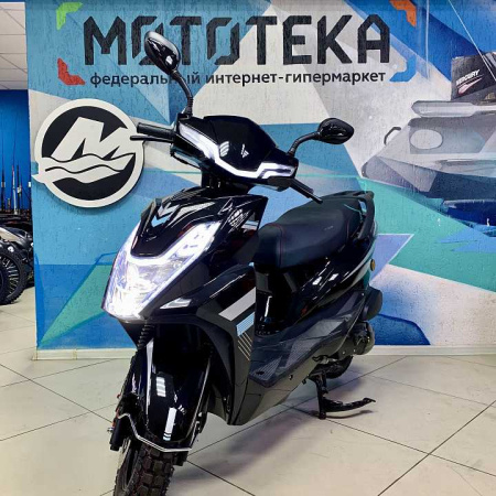 Скутер Мотомир SCIROCCO 49.9 (110) чёрный - купить с доставкой, по выгодной цене в интернет-магазине Мототека