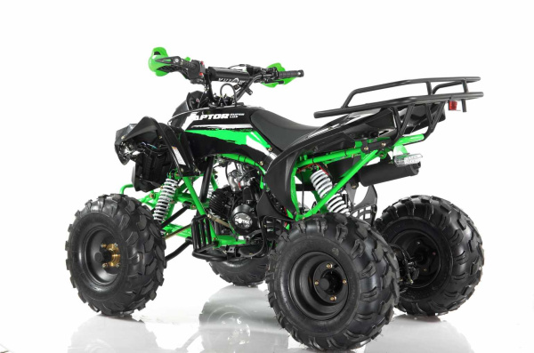 Квадроцикл детский Motax (Мотакс) ATV Raptor Super LUX 125 белый/жёлтый (машинокомплект) | Мототека