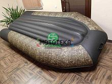 Лодка ПВХ Таймень NX 3600 НДНД PRO камуфляж камыш/чёрный