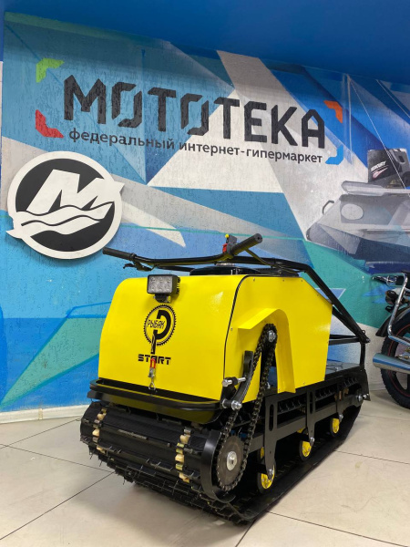 Мотобуксировщик Рыбак Старт 15 л.с.. Lifan. металлический капот (база 1430 мм) | Мототека