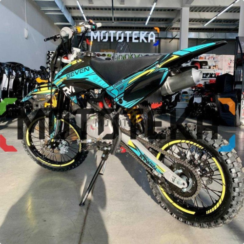 Питбайк Regulmoto (Регулмото) SEVEN 49cc (125) чёрный/жёлтый/синий фото 9