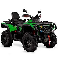 Квадроцикл AODES (Аодес) Pathcross ATV800L PRO EPS двухместный зелёный с ПСМ