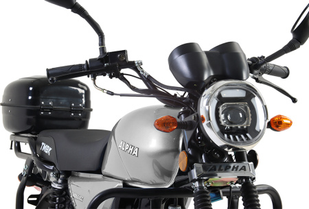 Мопед TMBK ALPHA 50 (110) Grey - купить с доставкой, по выгодной цене в интернет-магазине Мототека