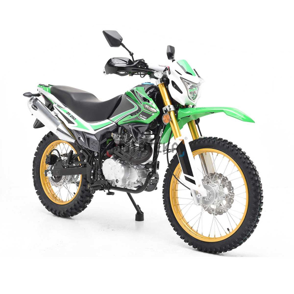Мотоцикл кроссовый / эндуро Regulmoto (Регулмото) SK250GY - 5 зелёный с ПТС | Мототека