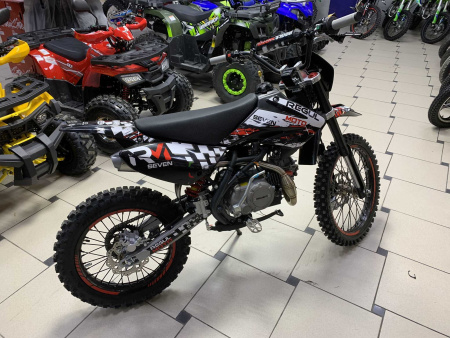 Питбайк Regulmoto (Регулмото) SEVEN MEDALIST 49cc (140) 19/16 чёрный/белый - купить с доставкой, по выгодной цене в интернет-магазине Мототека