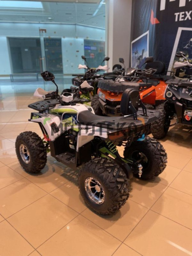 Квадроцикл детский Мотомир ATV ARMIS 125 белый/зелёный (машинокомплект) фото 9