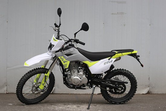 Новинка ассортимента! Мотоцикл кроссовый / эндуро Regulmoto (Регулмото) LFA белый/серый с ПТС