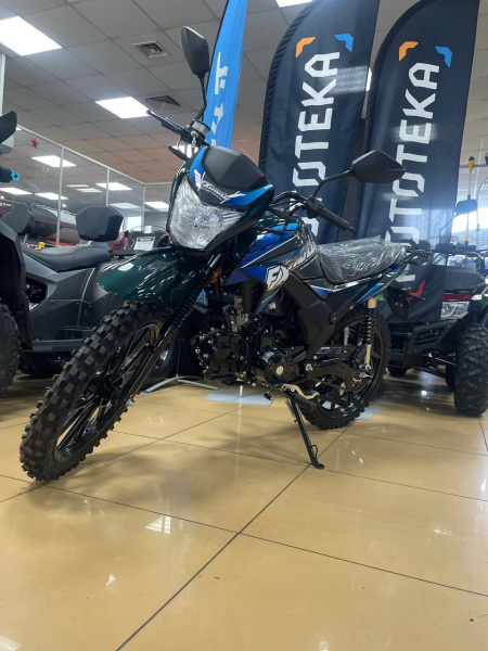 Мопед FXMOTO (ФХМото) RUNNER OFF ROAD 50 (125) морской зелёный | Мототека