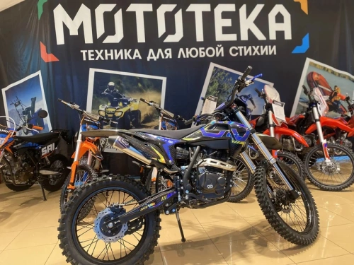 Мотоцикл кроссовый / эндуро OXO (Оксо) Lite 250 X (CS250LT2) синий фото 14