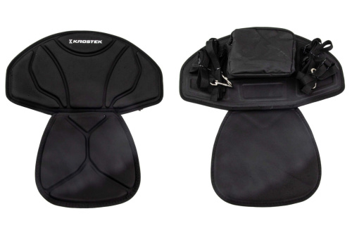 Байдарка / каяк надувной двухместная KROSTEK (Кростек) #1 Yellow/Blue фото 3