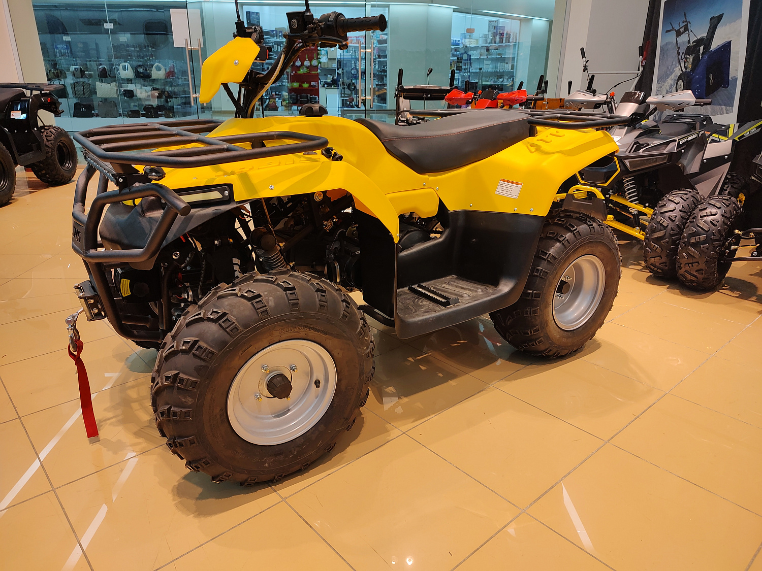 Квадроцикл IRBIS (Ирбис) ATV 200 LUX 2024 желтый с ПСМ