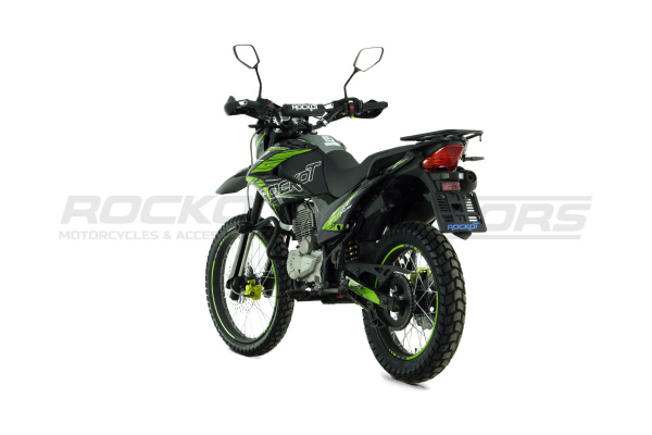 Мотоцикл кроссовый / эндуро ROCKOT (Рокот) XR250 чёрный/зелёный 21/18 с ЭПТС | Мототека