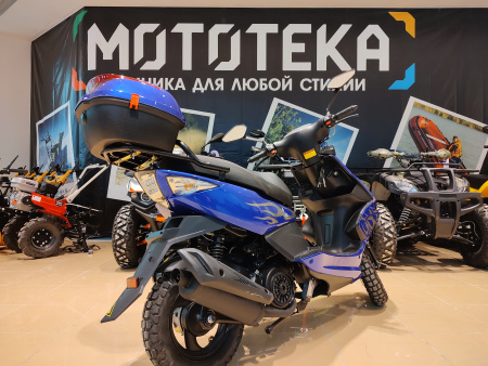 Скутер Мотомир SLASH синий - купить с доставкой, по выгодной цене в интернет-магазине Мототека