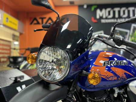 Мотоцикл дорожный BAJAJ (Баджадж) Boxer BM 150 X Disc 5 передач синий с ПТС - купить с доставкой, по выгодной цене в интернет-магазине Мототека