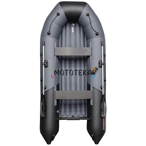 Лодка ПВХ Таймень NX 3400 НДНД PRO светло-серый/графит
