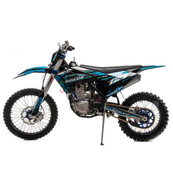 Мотоцикл кроссовый / эндуро MotoLand (Мотолэнд) XT 450 NC (ZS194MQ) синий | Мототека