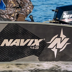 Ламинированная бортовая графика для Лодки Navix C43