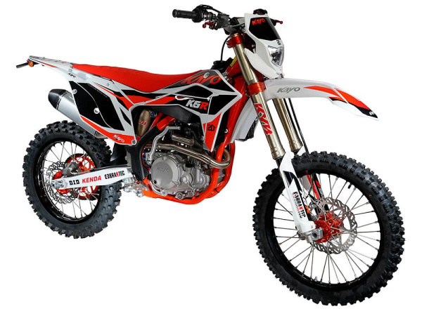 Мотоцикл кроссовый / эндуро KAYO (Кайо) K6-R 250 KYB PRO (NC250SR) FCR 21/18 (2022 г.) | Мототека