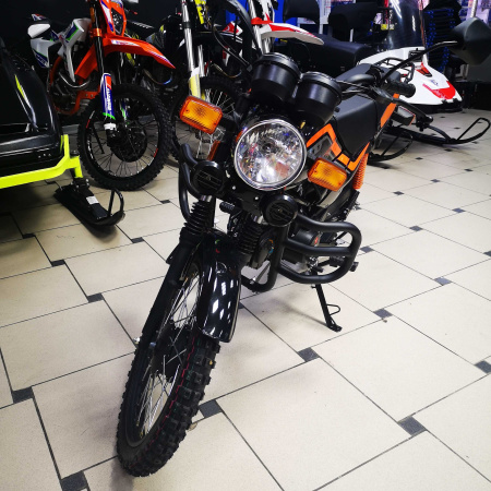 Мопед Мотомир TRICKLER 2 50 (110) чёрный/оранжевый - купить с доставкой, по выгодной цене в интернет-магазине Мототека