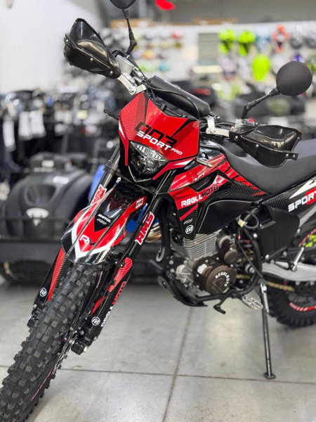 Мотоцикл кроссовый / эндуро Regulmoto (Регулмото) Sport - 003 PR PRO 300 (4 valves) 6 передач чёрный/красный с ПТС | Мототека