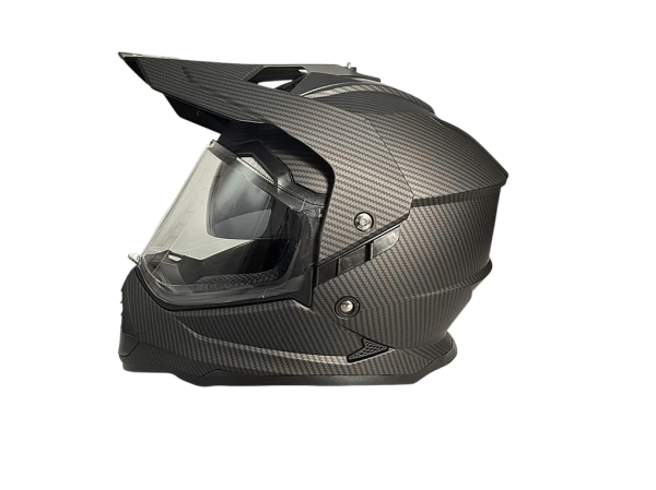 Шлем мото мотард Helmet WS 902 MATT CARBON S | Мототека