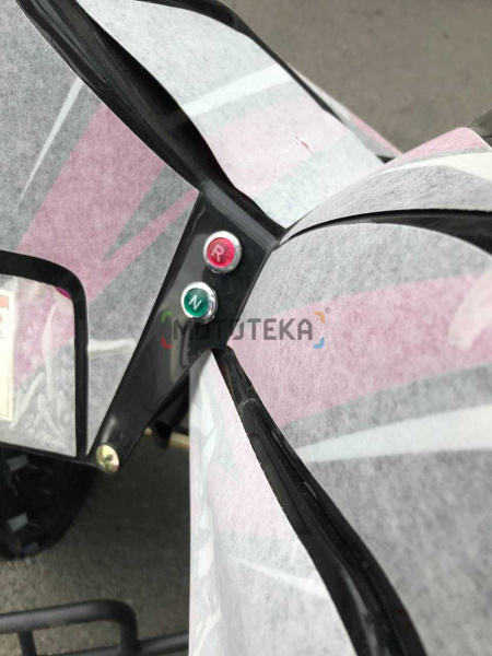 Квадроцикл детский Motax (Мотакс) ATV T - Rex Super LUX 125 чёрный/фиолетовый (машинокомплект) | Мототека