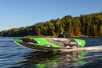 Лодка ПНД Navix (Навикс) R43 без консоли, румпельная