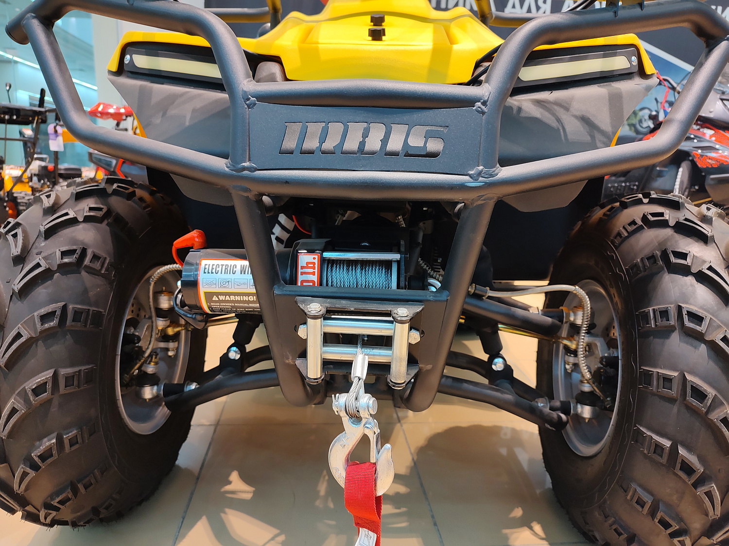 Квадроцикл IRBIS (Ирбис) ATV 200 LUX 2024 желтый с ПСМ